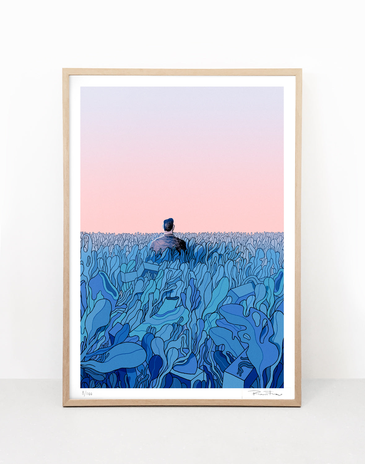 Above - Art print